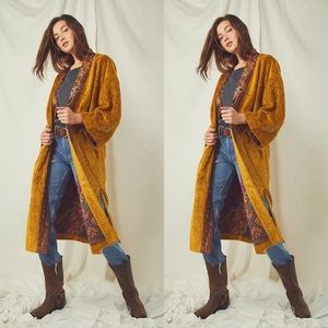 Free People Delphine Duster Corduroy Coat